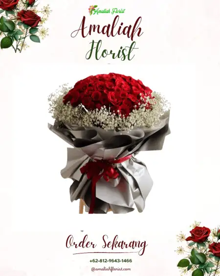 Buket Bunga Menganti