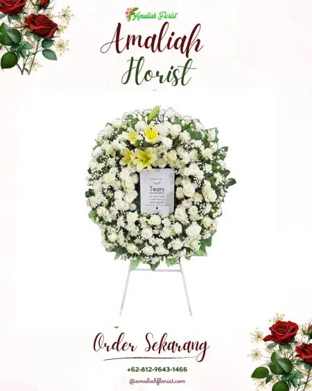 Krans Bunga Duka Menganti